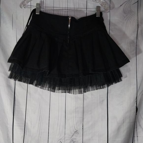 Tripp NYC Royal Bones Corset Tutu Goth 90’s Skirt Size S - Picture 6 of 10